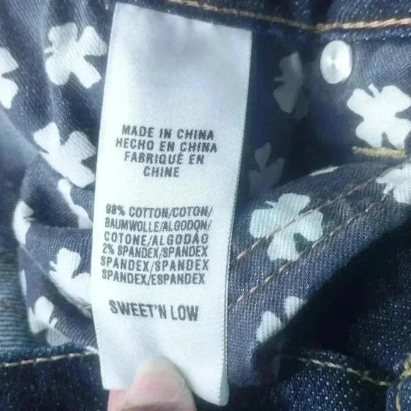 LUCKY LEGEND Sweet & Low 8/29 Jeans Embroidery Embellished - Picture 5 of 7